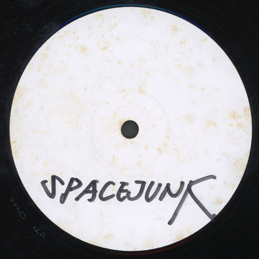 Spacejunk 3 white label vinyl, plain label