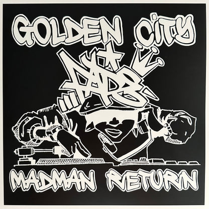 Fade – Madman Return Golden City Records sleeve artwork