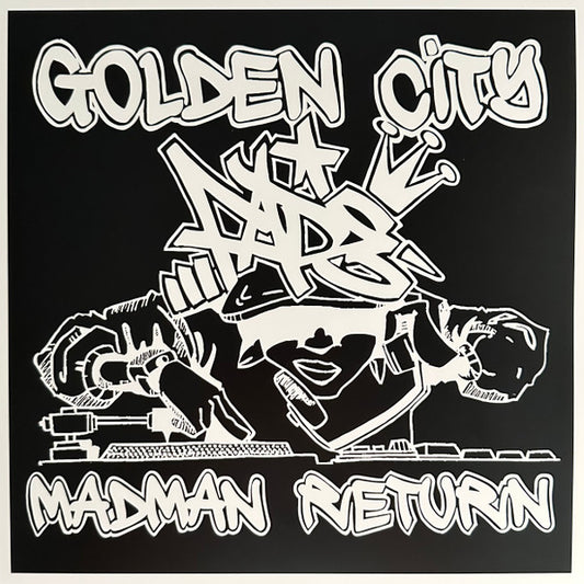 Fade – Madman Return Golden City Records sleeve artwork