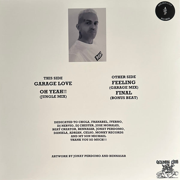 Golden City Records vinyl label artwork