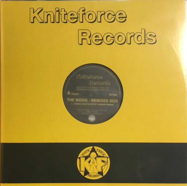 The Moog – Remixes 2025 side A Pete Cannon remix label