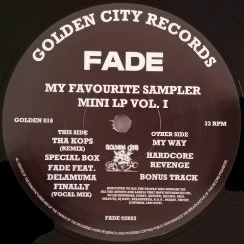 Fade – My Favourite Sampler Mini LP Vol.I