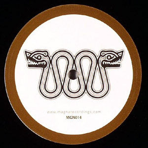 Carlos Manaça Feel The Drums Remixes MGN014 12-inch vinyl label, side one