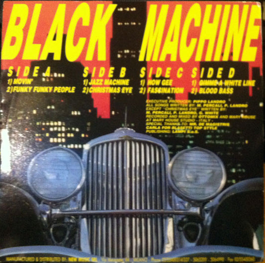 Black Machine – Double Mix side D record label