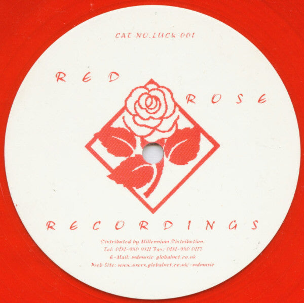DJ Luck and MC Neat Red Rose EP Red Rose Recordings LUCK 001 side two label