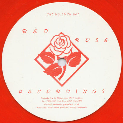 DJ Luck and MC Neat Red Rose EP Red Rose Recordings LUCK 001 side two label