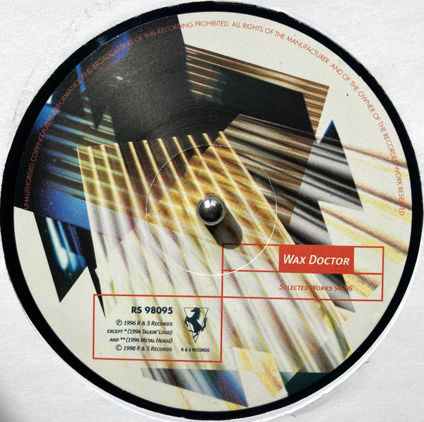 Wax Doctor - Selected Works 94-96, portada del triple vinilo