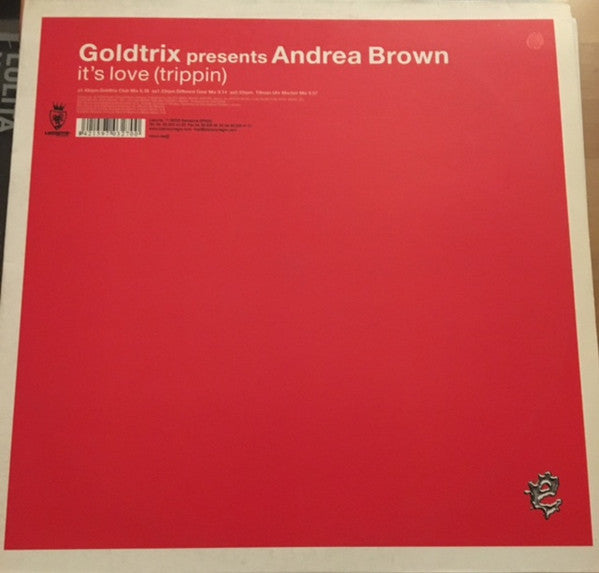 Red sleeve artwork for Goldtrix Presents Andrea Brown – It's Love (Trippin)