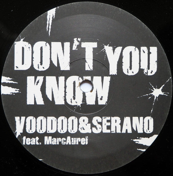 Don't You Know back sleeve and tracklist