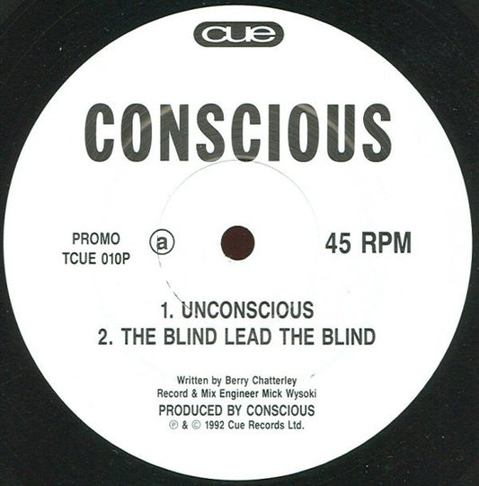 Conscious – Unconscious, Side A label, Cue TCUE 010P