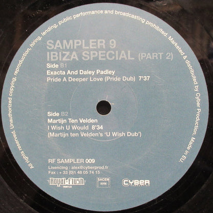 Various – Sampler 9 – Ibiza Special (Teil 2) (12", Sampler)