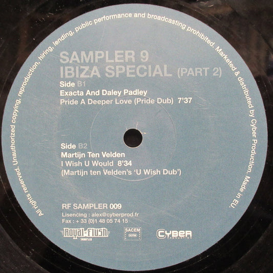 Various – Sampler 9 – Ibiza Special (Teil 2) (12", Sampler)