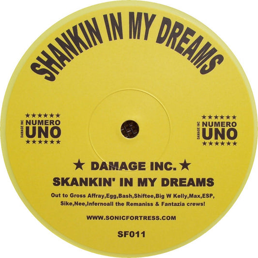 Damage Inc. (2) – Numero Uno - Label Side B Skankin' In My Dreams