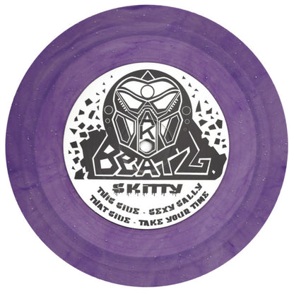 Skitty – Sexy Sally / Take Your Time purple glitter vinyl, AKO Beatz label and titles
