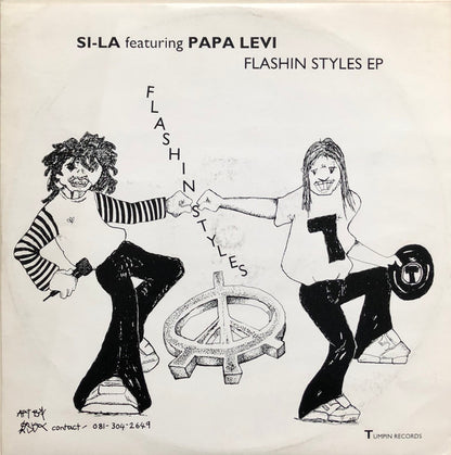 Etiqueta de la cara A de Flashin Styles EP: All Crew y Mental Slavery