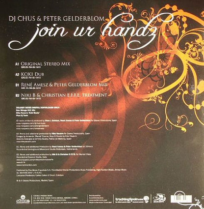 DJ Chus & Peter Gelderblom – Join Ur Handz front cover