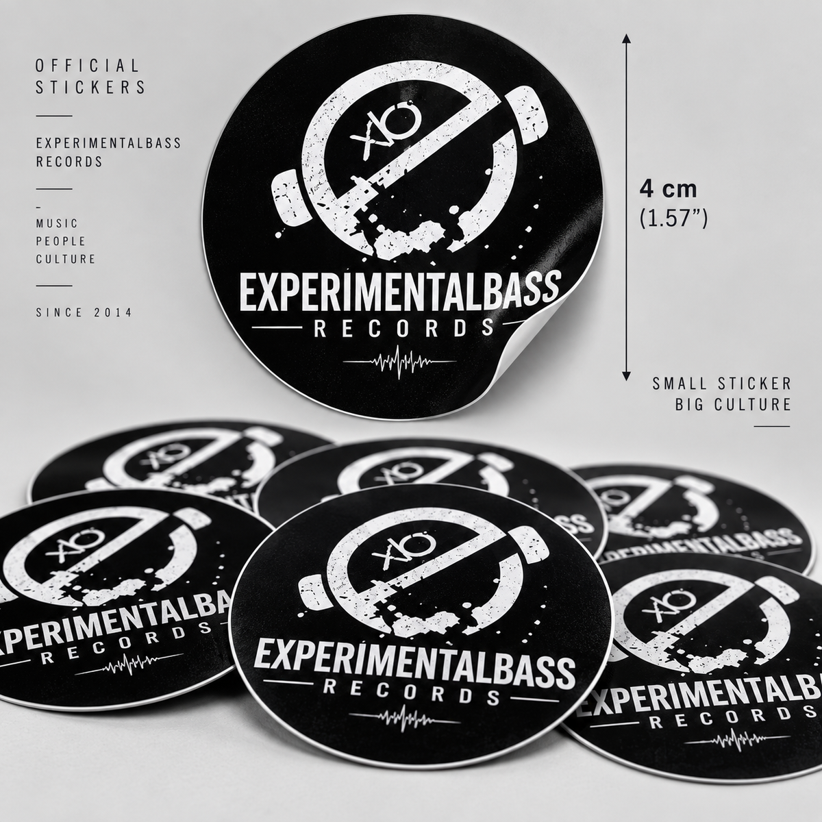 Pegatinas oficiales de ExperimentalBass Records