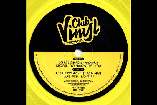 Vinyl Club Breakbeat Alliance VCBC002 - label close-up