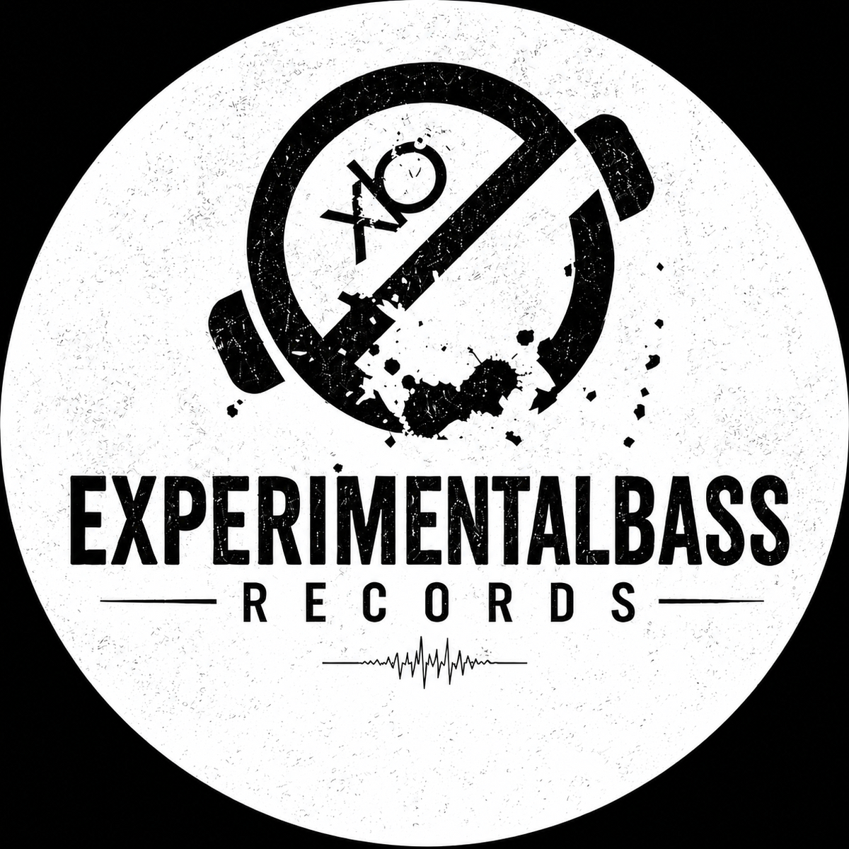 Black ExperimentalBass Records slipmat design